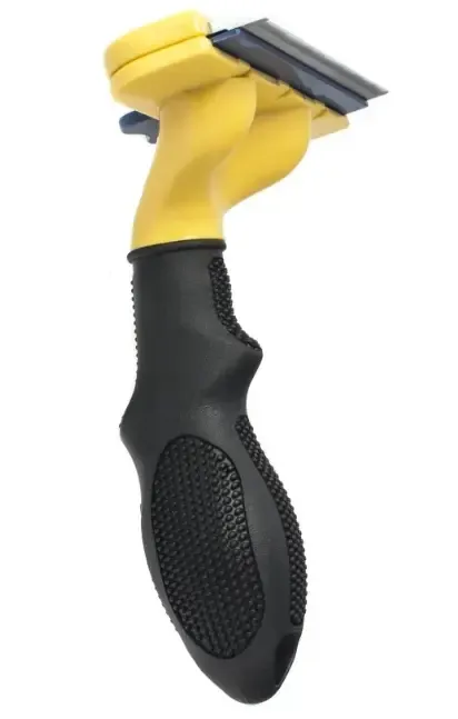 Фурмінатор для довгошерстих собак та кішок з кнопкою Furminator Short Hair Large 10 см