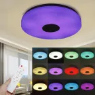 38см світлодіодний RGB світильник стельовий bluetooth + пульт дистанційного керування