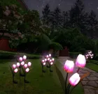 Садовий світильник на сонячній батареї Квітка Тюльпан LED 1шт