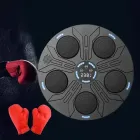 Настінний тренажер електронна мішень музична для боксу з рукавичками New