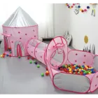 Намет дитячий ігровий / Великий дитячий намет з тунелем та сухим басейном / Намет будинок для дітей