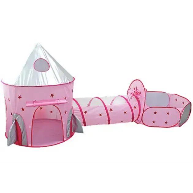 Намет дитячий ігровий / Великий дитячий намет з тунелем та сухим басейном / Намет будинок для дітей
