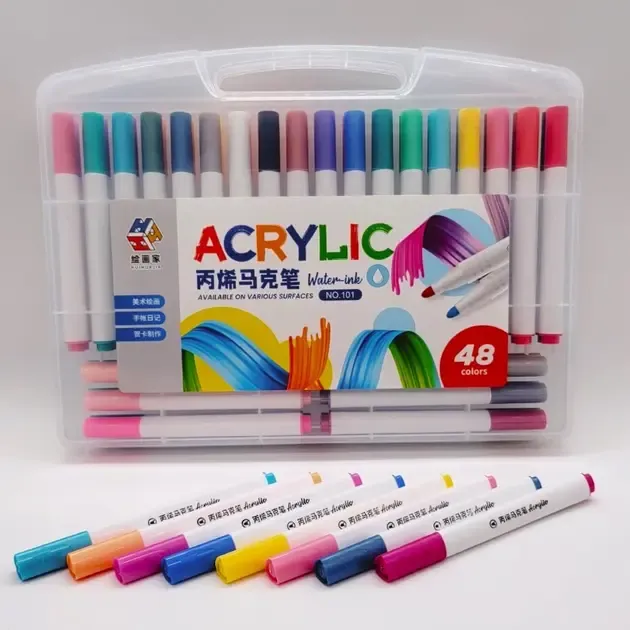 Акварельні маркери 60 кольорів Water Brush
