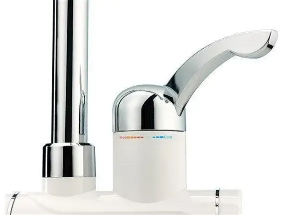 Нижнє Проточний водонагрівач з LCD екраном , водонагрівач, кран