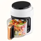 Чорна Аерофритюрниця безмасляна сенсорна на 6л Gold Diamond TK9905 3200Вт