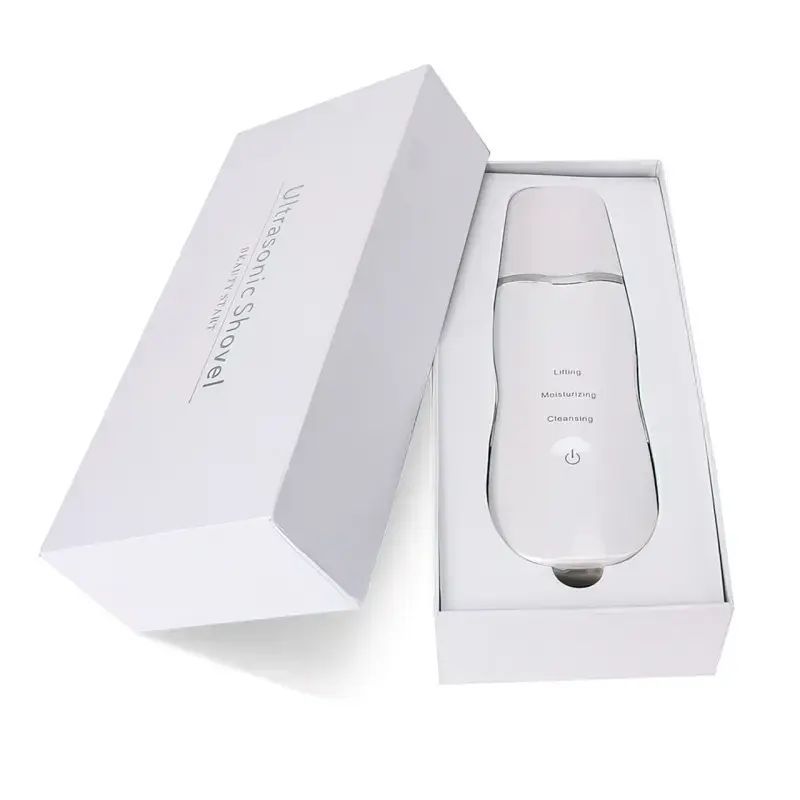 Ультразвуковий скраббер портативний для чищення обличчя Face Cleaner 8816 / Очищувач порів / Скрабер ліфтинг