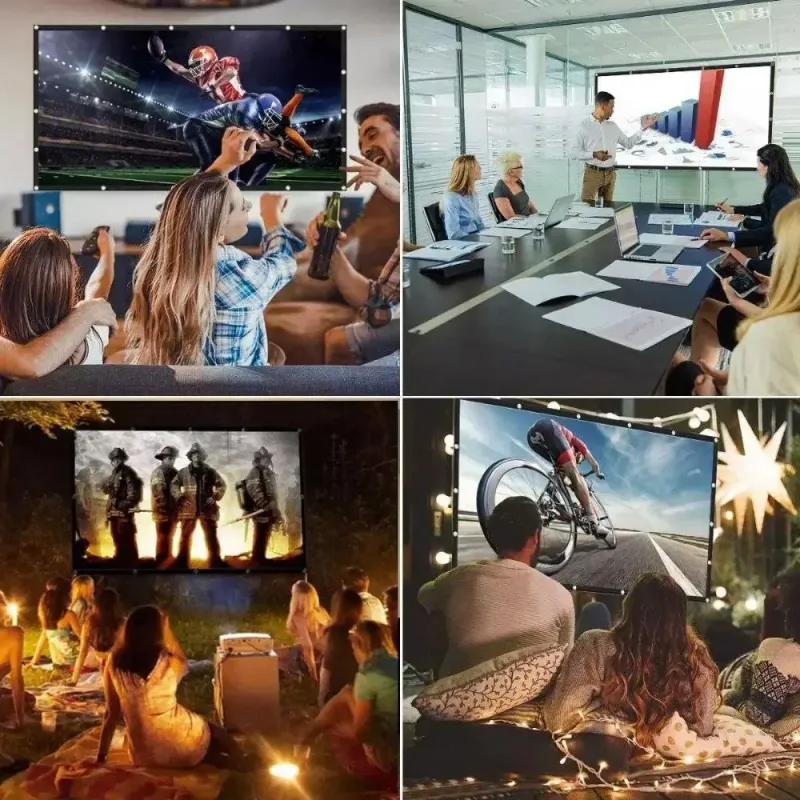 Екран для проектора TouYinger Ambient Light Rejecting Screen 72 дюйми / Полотно для екрана / Настінний проекційний екран