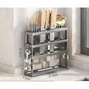 Кухонна підставка, настінна багатофункціональна стійка для зберігання  AND-90-10-24pcs