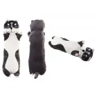 М'яка іграшка подушка довгий Хаскі антистрес подушка сірий 70 см