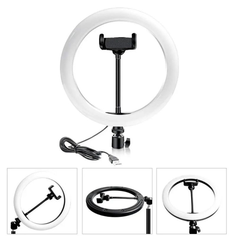 Кільцева RGB селфі - лампа, 26 см