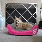 Лежанка - пуф для котів та собак Червона M(47*35см)