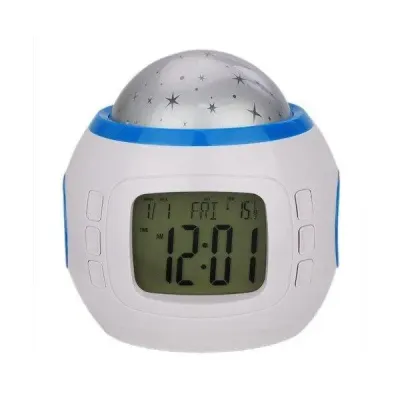 Нічник-проектор зоряного неба з годинником 1038