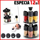 Набір з 12 баночок, що обертаються, для спецій Especia Conjunto De Abastecedor