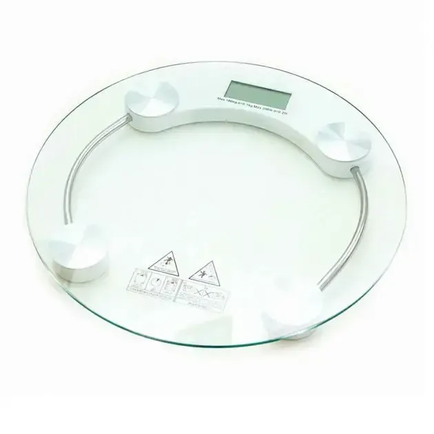 Ваги електронні для підлоги MATARIX MX-451A 180 кг круглі ваги для зважування людей