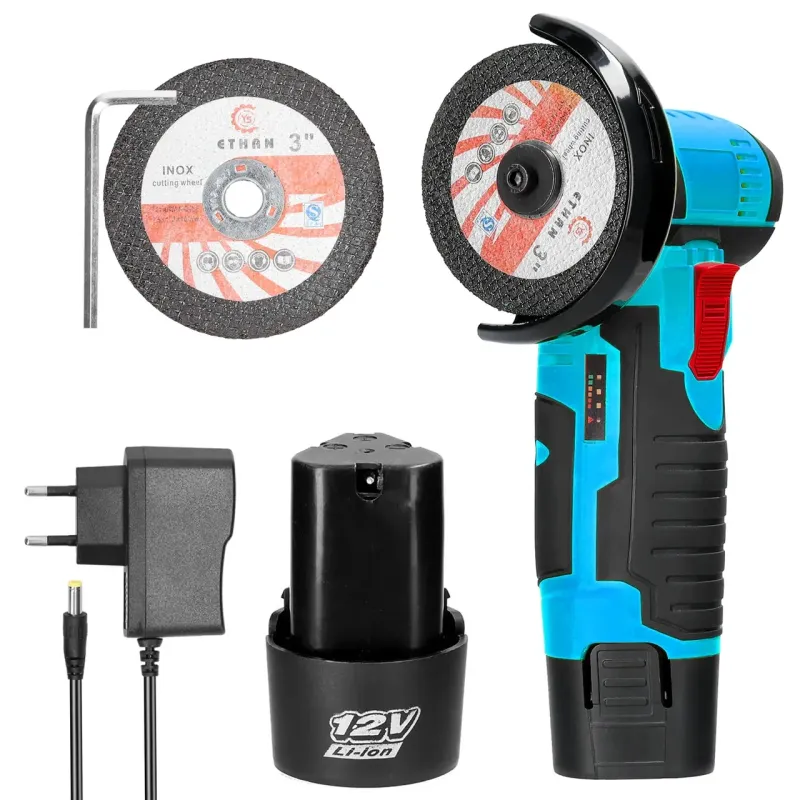 Кутова шліфувальна машина з літієвою батареєю, 19500 об/хв(болгарка)