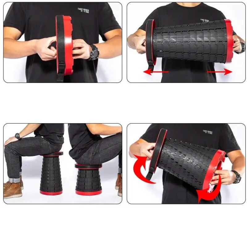 Складаний стілець Telescopic stool розкладний телескопічний стілець