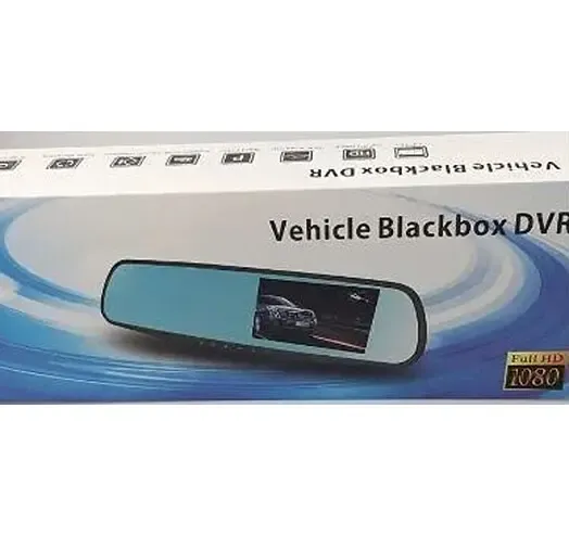 Автомобільний реєстратор-дзеркало Blaсkbox DVR AK47 з камерою заднього виду