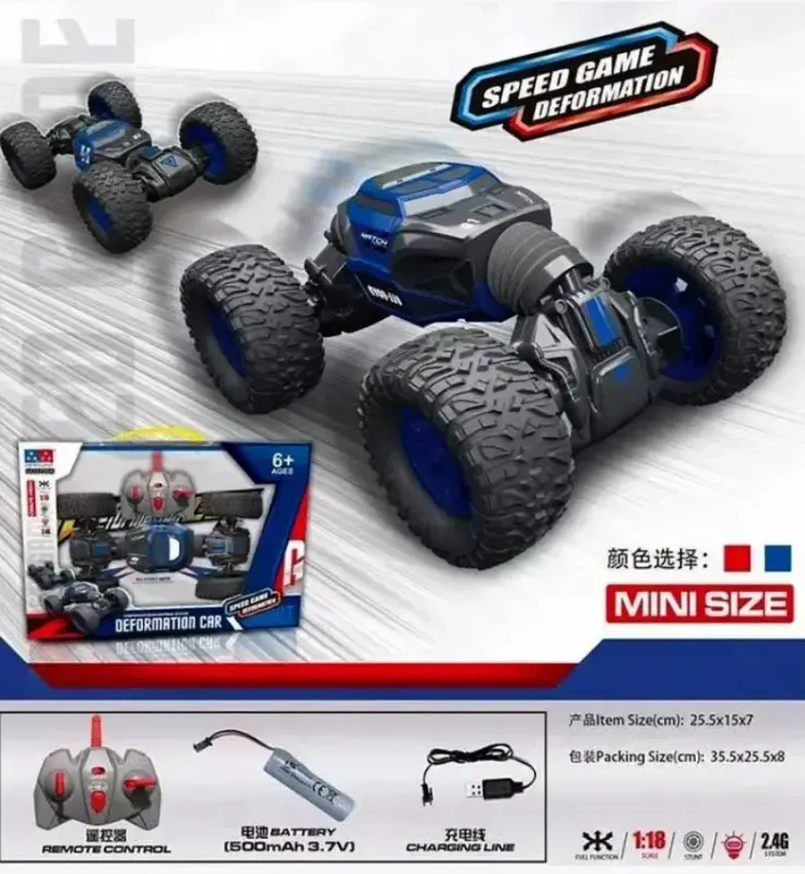 Машинка на радіокеруванні UD 2220 A, масштаб 1:18, акум.3,7V, пульт 2,4G, трансформується