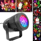 Новорічна лазерна установка-проектор на 16 малюнків 1367-3 / Настінний проектор для дому з кронштейном