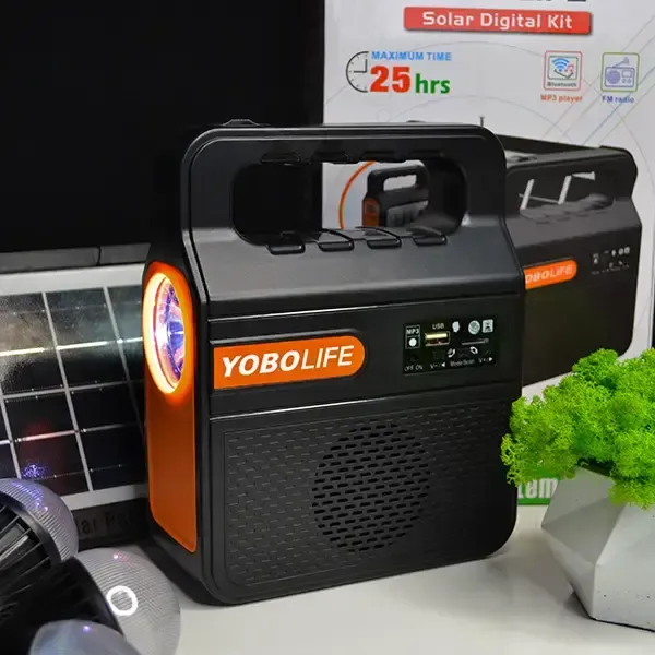 Портативна сонячна автономна система YOBOLIFE Solar Digital Kit 25 годин