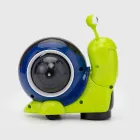 Музична іграшка равлик павлик з 3D проектором, українська мова, зелений