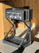 Органайзер для приправ kitchenware AND-2, двоярусна стійка для посуду + спецівниця, багатофункціональна сушарка посуду та спецій, містка полиця для спецій з кухонними шафами