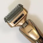 Бритва триммер 3 в 1 Geemy GM-579 на акумуляторі універсальна з насадками для стрижки бороди носа вух