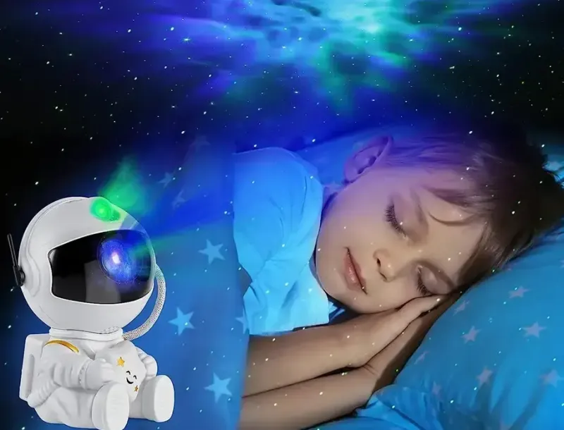 Зірковий проектор Астронавт MINI Farraray Білий Обертання на 360