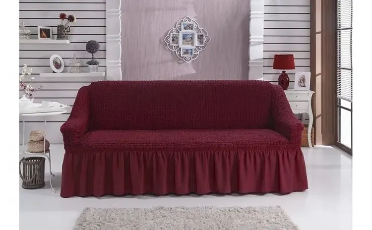 Турецький натяжний чохол на універсальний диван