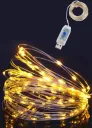 Гірлянда нить USB світлодіодна для дому Роса Теплий білий 10 м