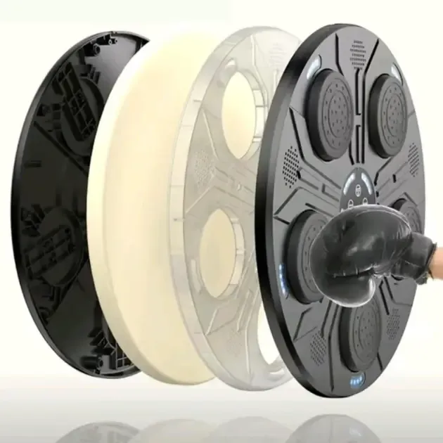 Настінний тренажер електронна мішень музична для боксу з рукавичками New