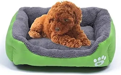 Лежанка - пуф для котів та собак Коричнева S(40*25)