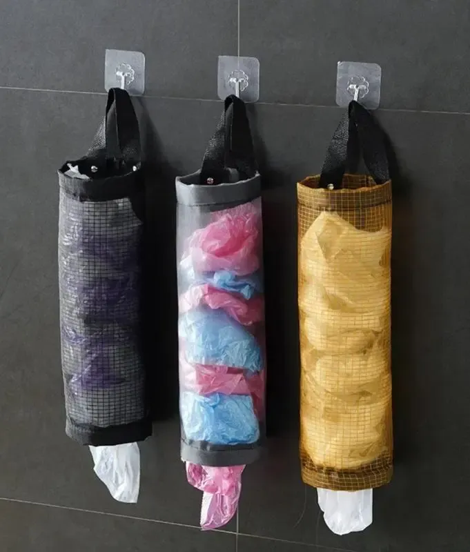 Кухонний органайзер для пакетів, настінний тримач для пластикових пакетів LY-458