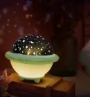 Нічник зоряне небо Night Light projection lamp, Дитячий нічник-проектор, М'який лід нічник