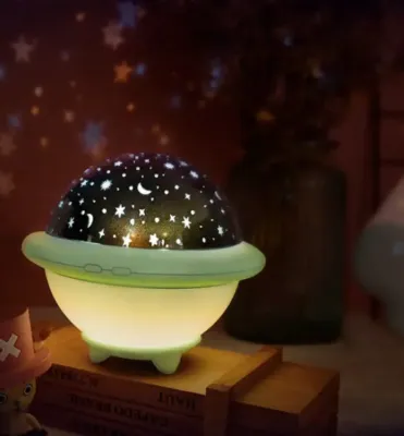 Нічник зоряне небо Night Light projection lamp, Дитячий нічник-проектор, М'який лід нічник