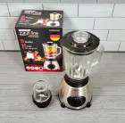 Блендер 1500W побутовий кухонний стаціонарний 1,5л з кавомолкою Zepline ZP-004