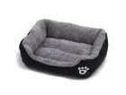 Лежанка - пуф для котів та собак Коричнева S(40*25)