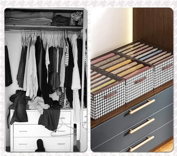 Органайзер для одягу, storage box 17*24*30 AND XL-1049