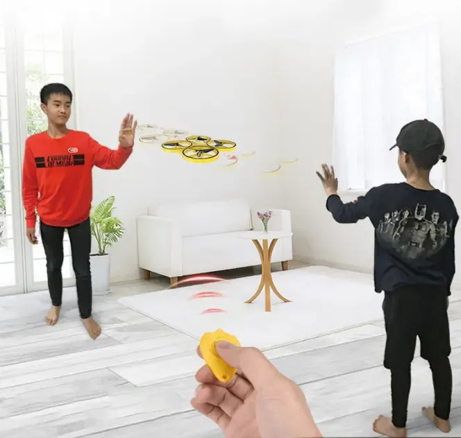 Квадрокоптер Tracker з керуванням від руки жестів, LED підсвічування