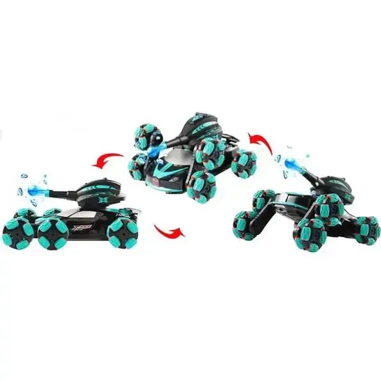 Танк всюдихід, радіокерований танк тривісний стріляючий орбізами