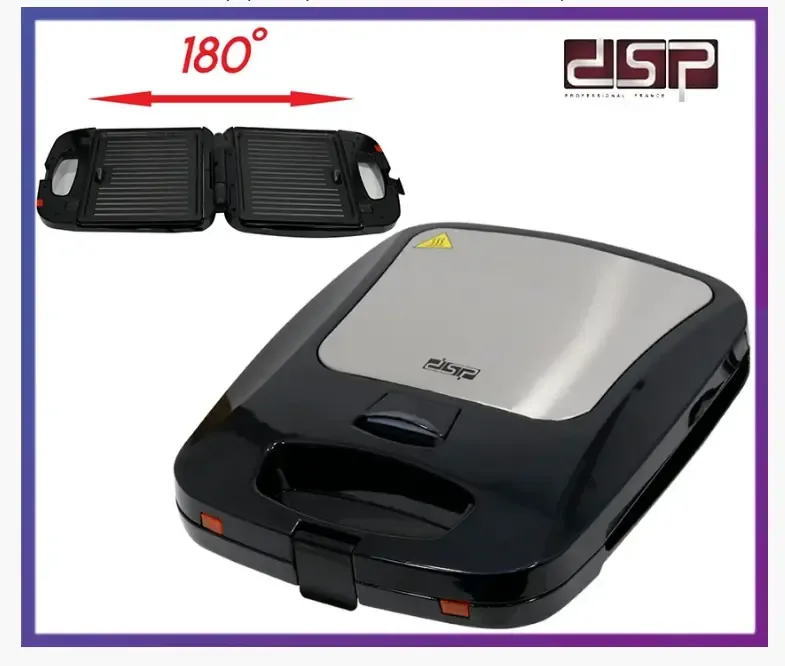 Електричний гриль, сендвічниця 2в1 DSP KC1051A 1200 Вт