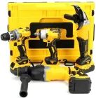 Набір 4 в 1 на акумуляторах Гайковерт Шуруповерт | Перфоратори | Болгарка