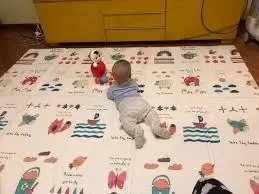 Дорога/Звірята Дитячий розвиваючий двосторонній термо килимок 180*150