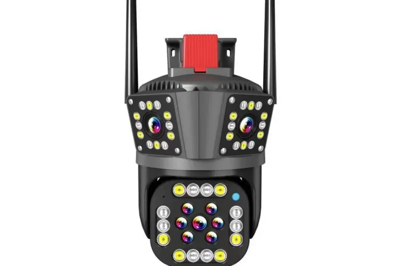 Wi-Fi відеокамера з трьома об'єктивами SD/карта YOSO YO-IPC49D6MP50 PTZ 2.8mm V380