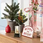 Декоративний новорічний ліхтар "Зимова казка"