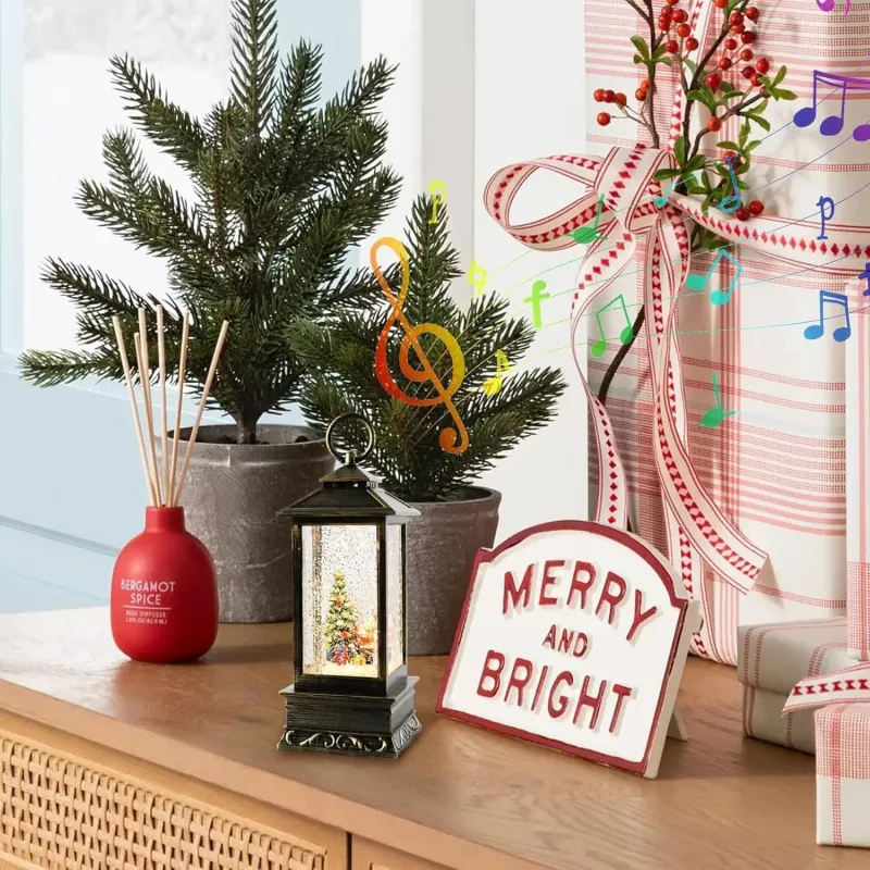 Декоративний новорічний ліхтар "Зимова казка"