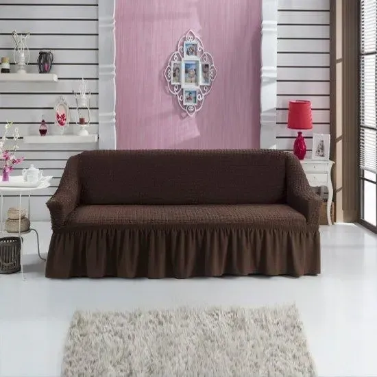 Турецький натяжний чохол на універсальний диван