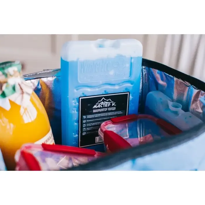 Акумулятор холоду для термосумки пластиковий 350 мл, холодоелемент медичний