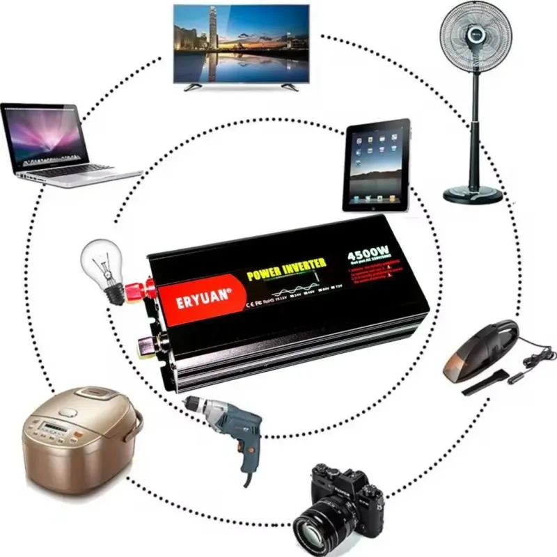 Перетворювач напруги Eryuan 4500W ЧИСТИЙ СИНУС, LCD