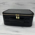 Рожева Органайзер бокс із дзеркалом бьюті кейс косметичка валіза сумка для зберігання косметики та приладдя 26х23х10 см